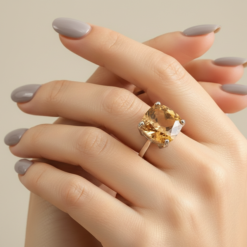 Anel Lúmina Caramelo