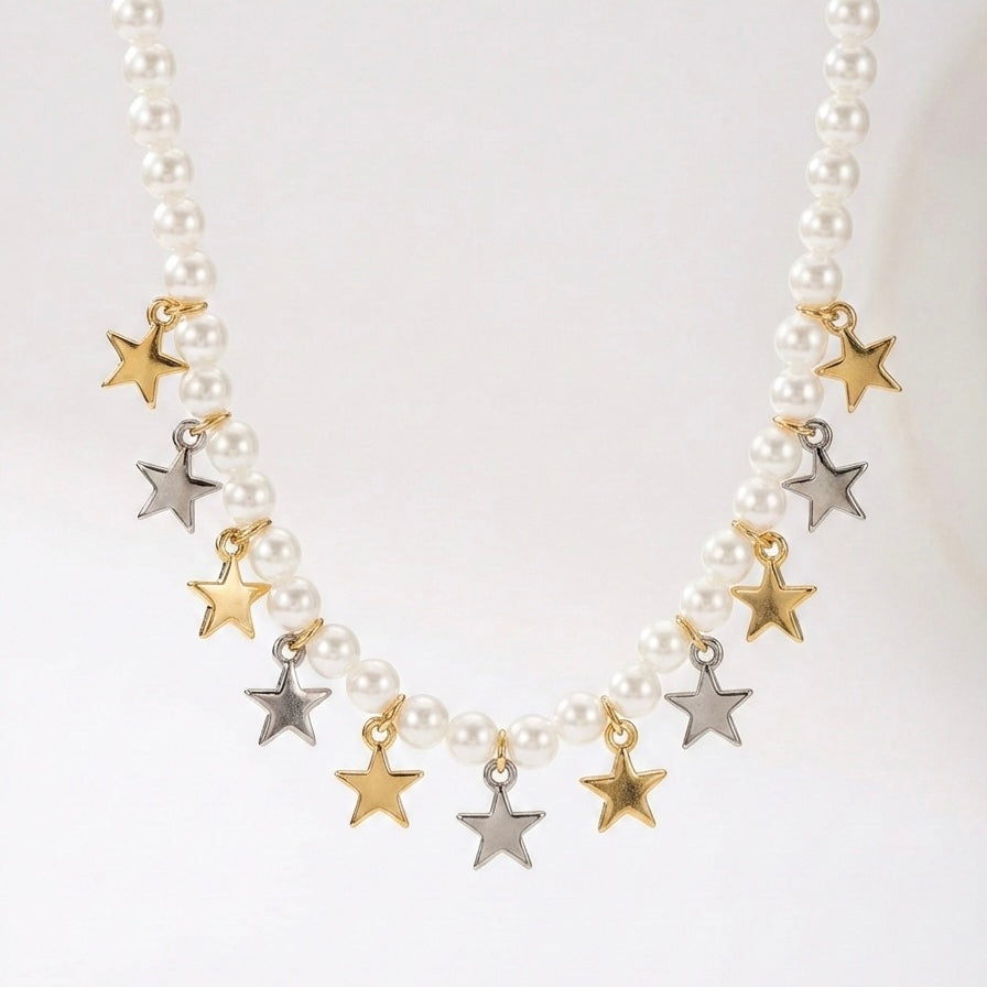 Colar Pearl Star