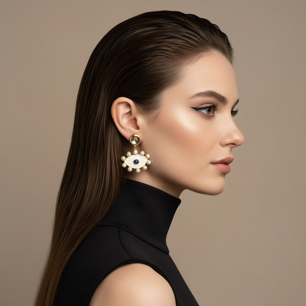 Brinco Maxi Olho Grego