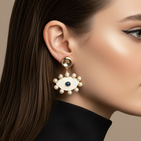 Brinco Maxi Olho Grego