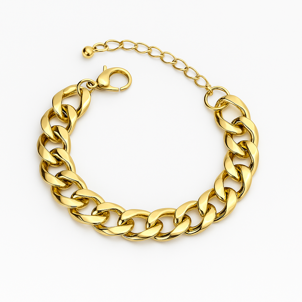 Pulseira Corrente Dourada