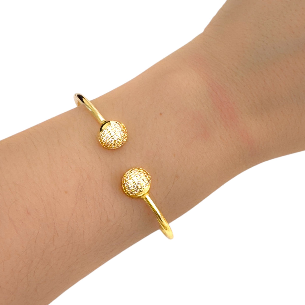 Bracelete Esfera Brilho