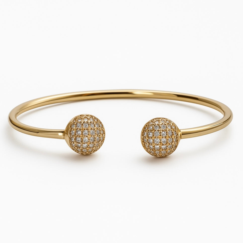 Bracelete Esfera Brilho