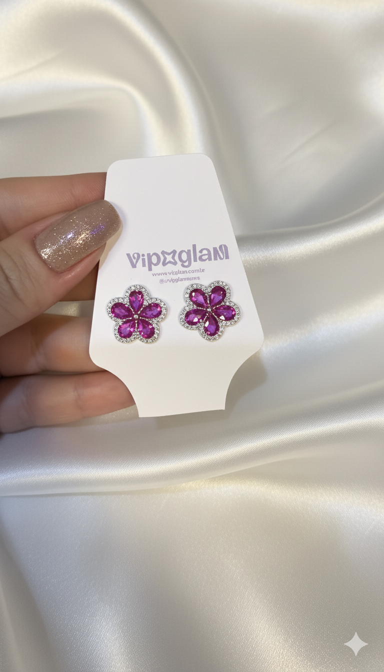 Conjunto Flower (Colar + Brinco)