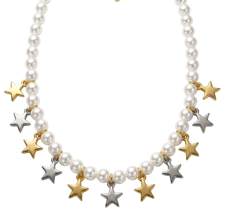 Colar Pearl Star