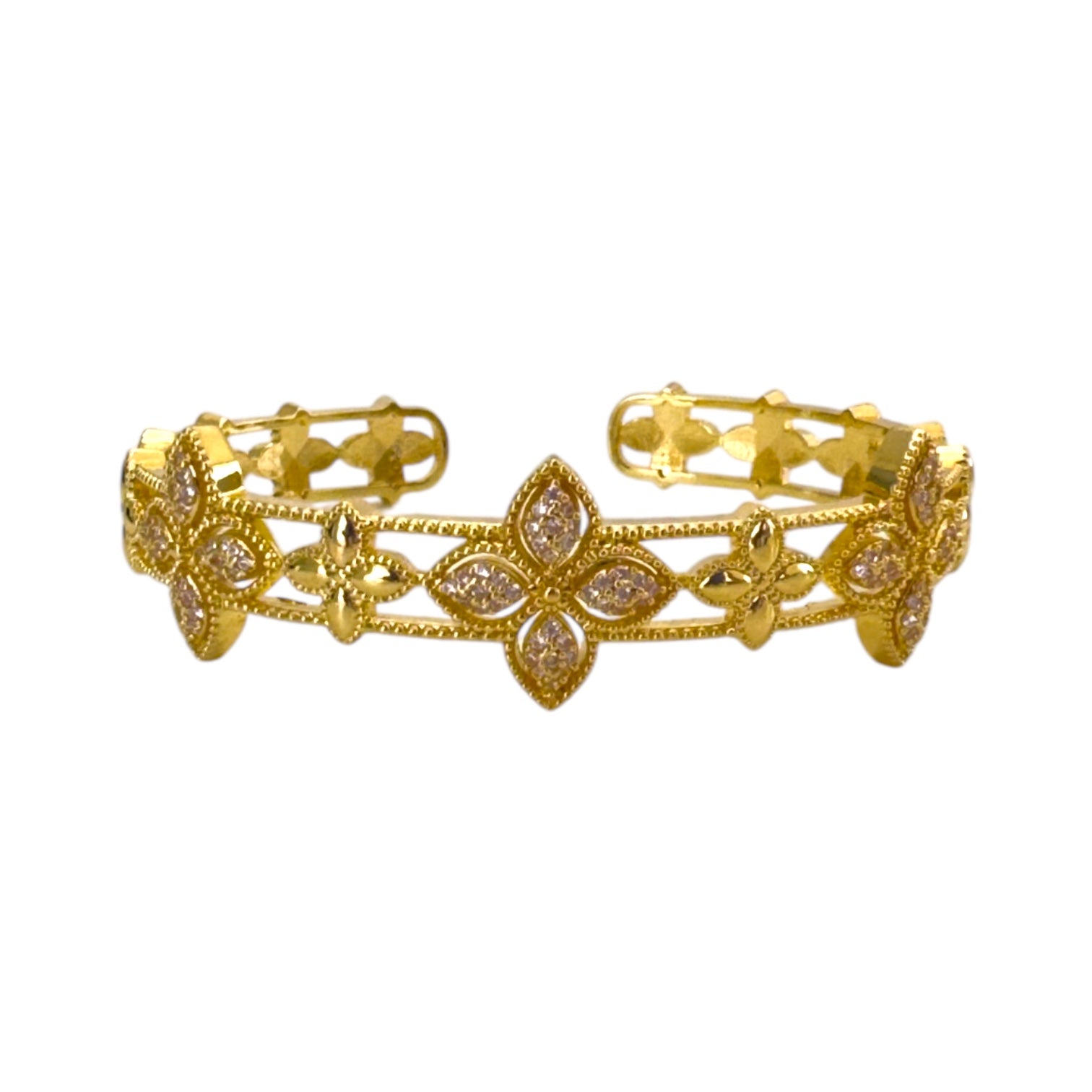 Bracelete Flor Glam