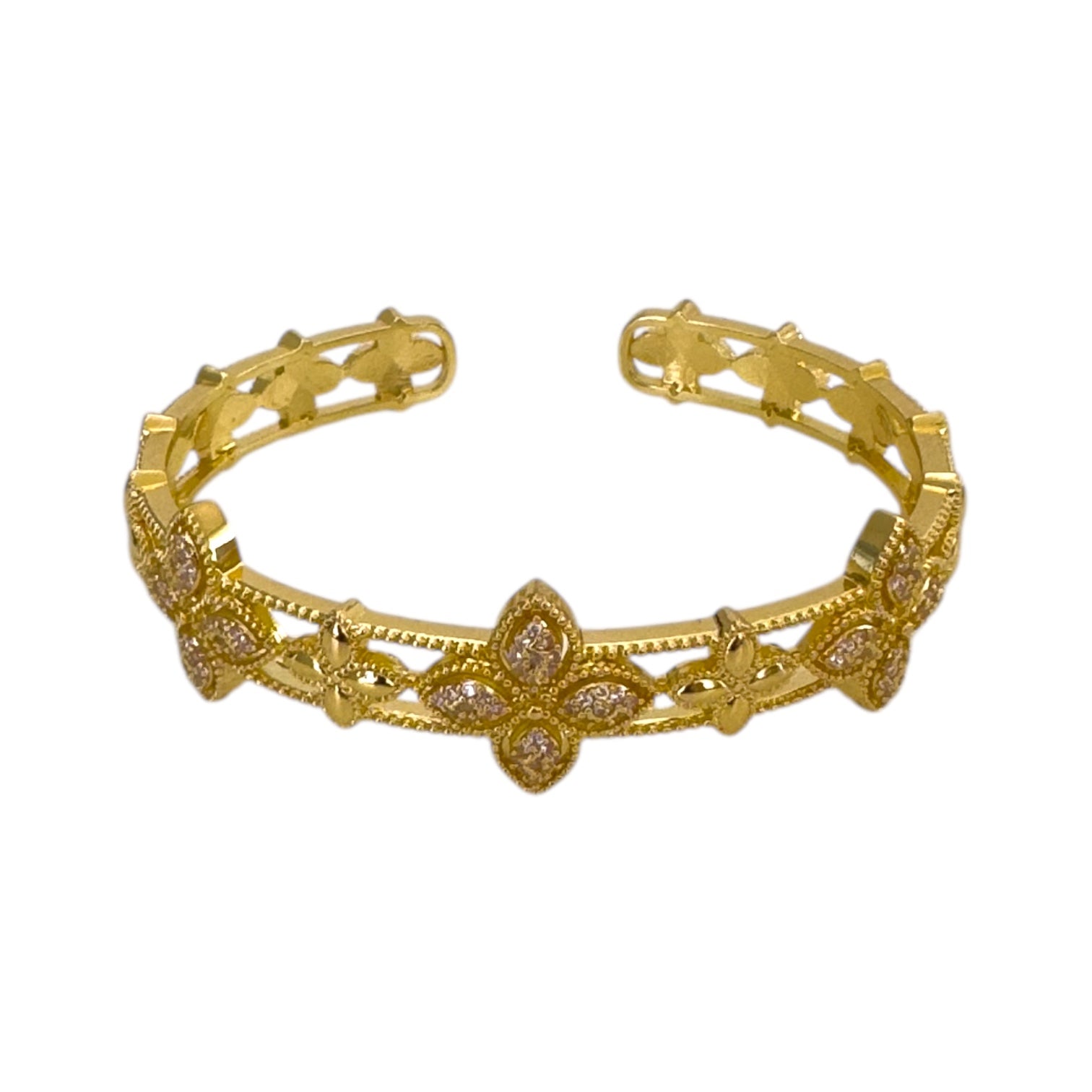 Bracelete Flor Glam