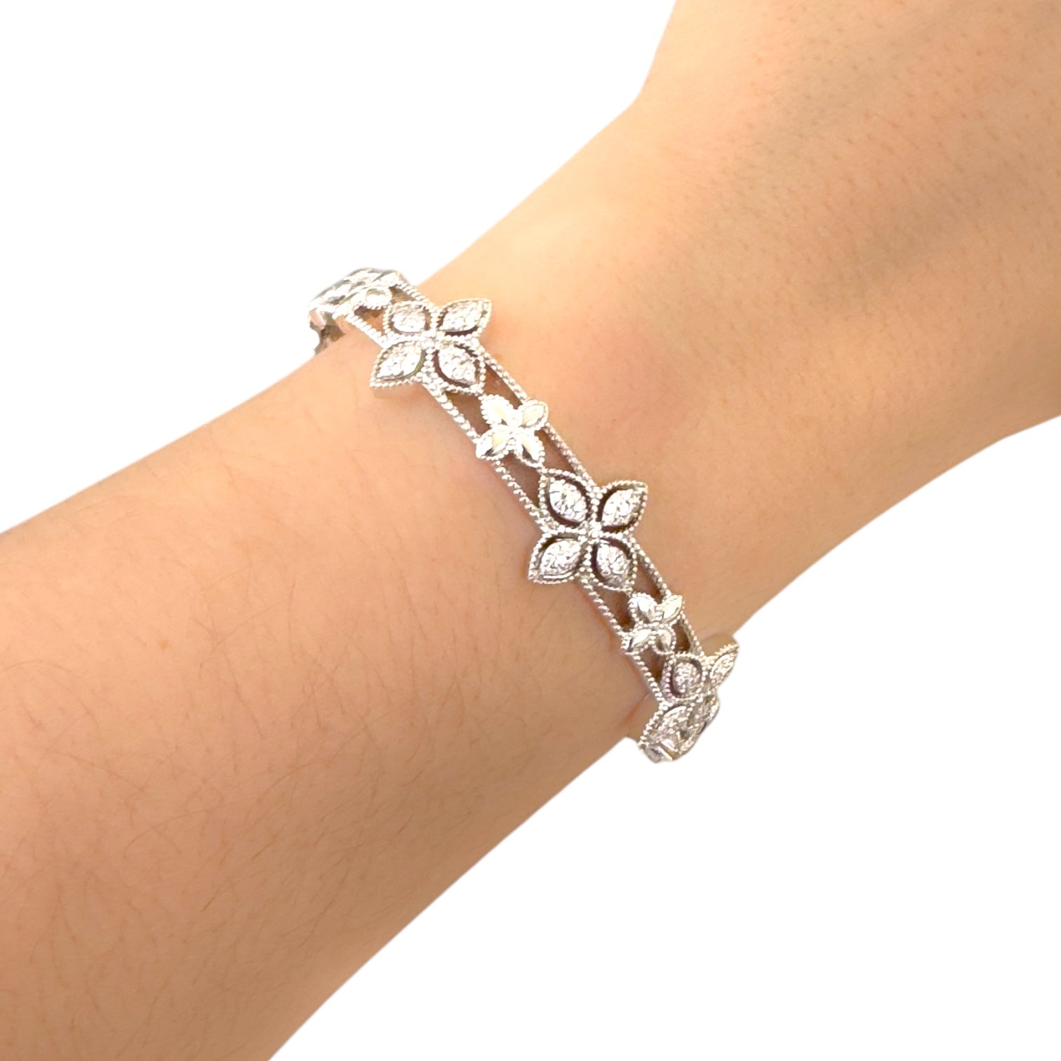 Bracelete Flor Glam