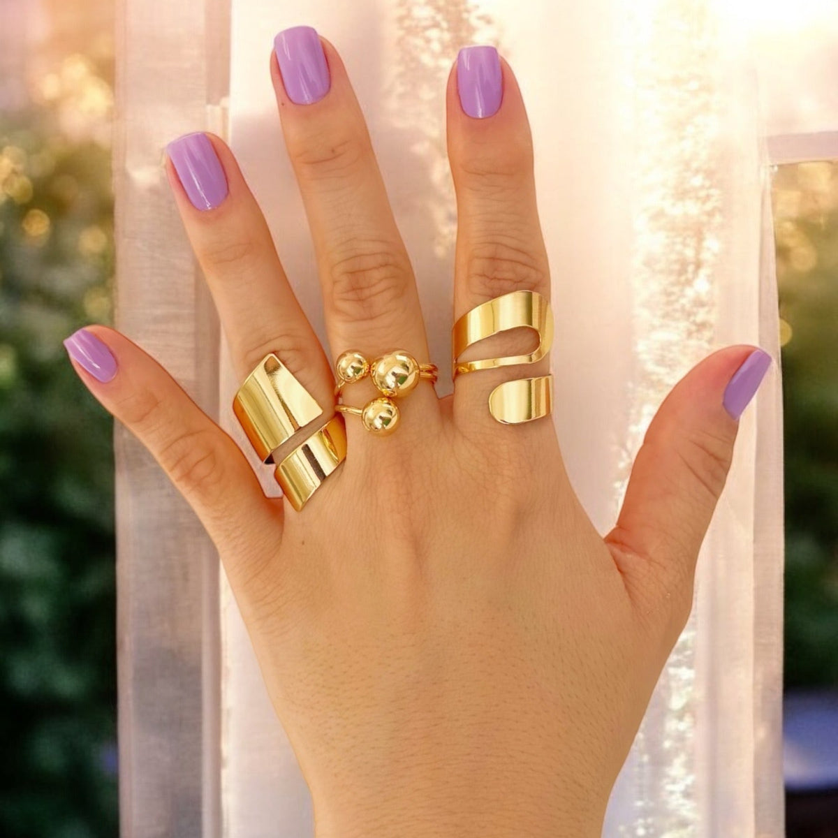 Anel Duas Voltas Redondo