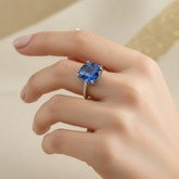 Anel Lúmina Azul Bic