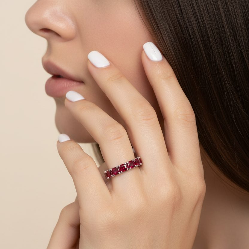 Anel Glow Rubi