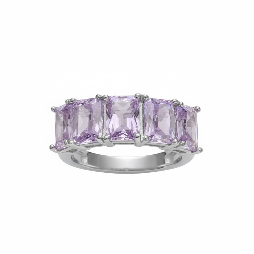 Anel Quad Lux Lavanda