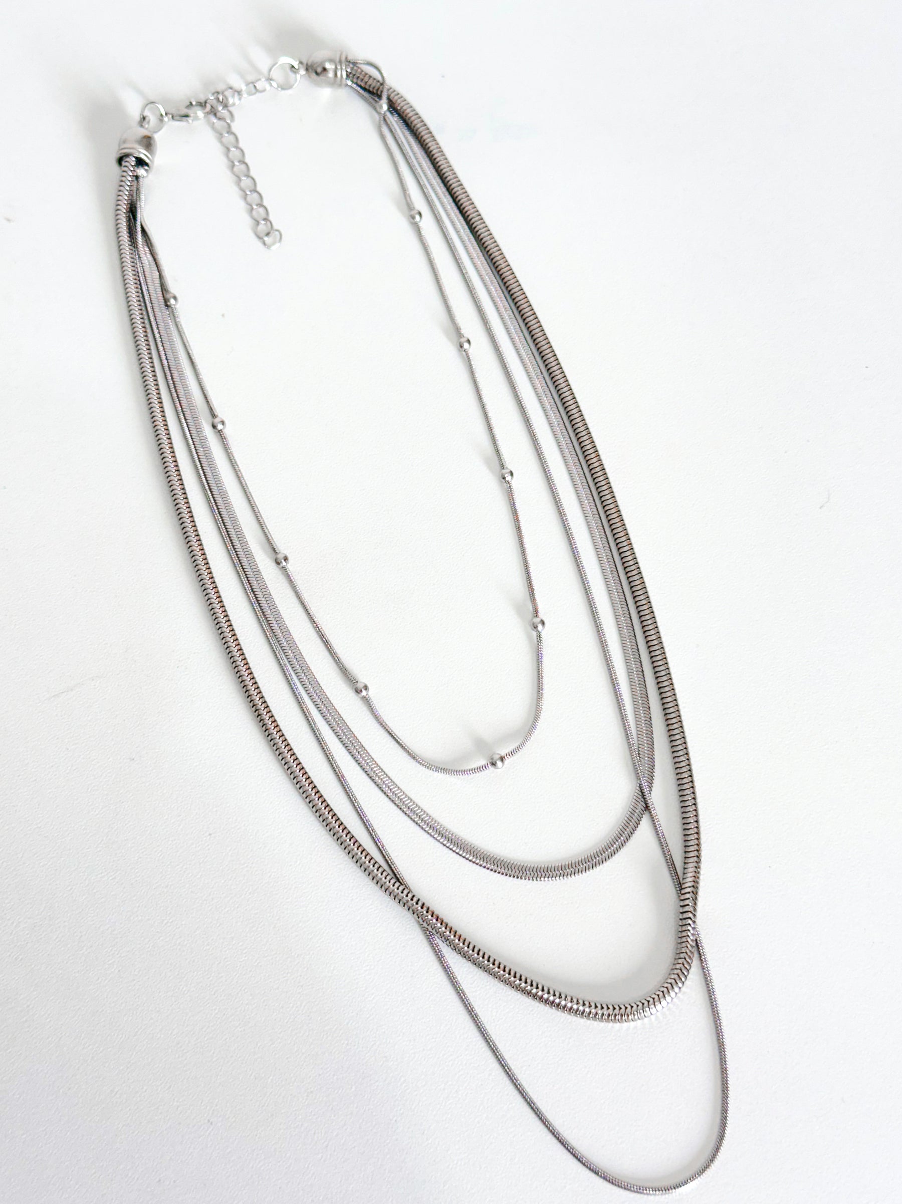 Colar Silver Layer Luxe