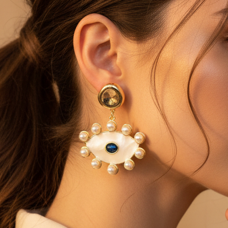 Brinco Maxi Olho Grego