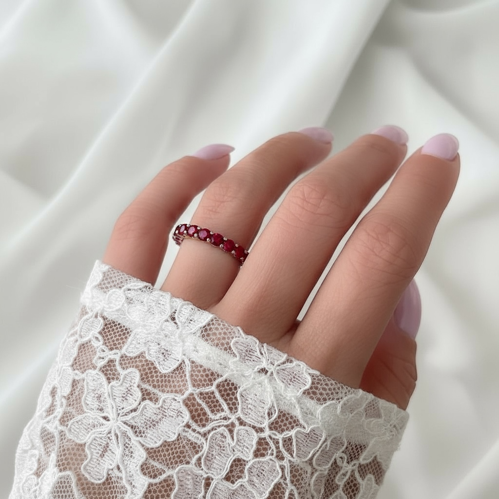 Anel Glow Rubi