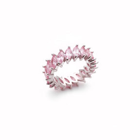 Anel Navete Light Pink