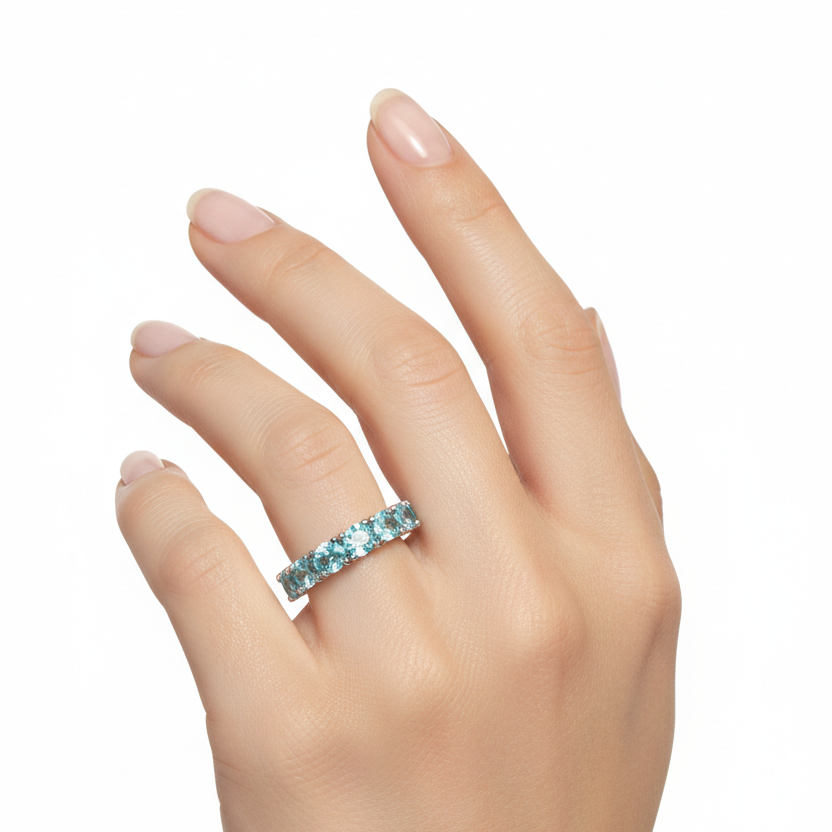 Anel Glow Acqua