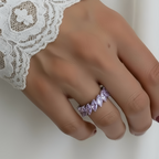 Anel Navete Lavanda