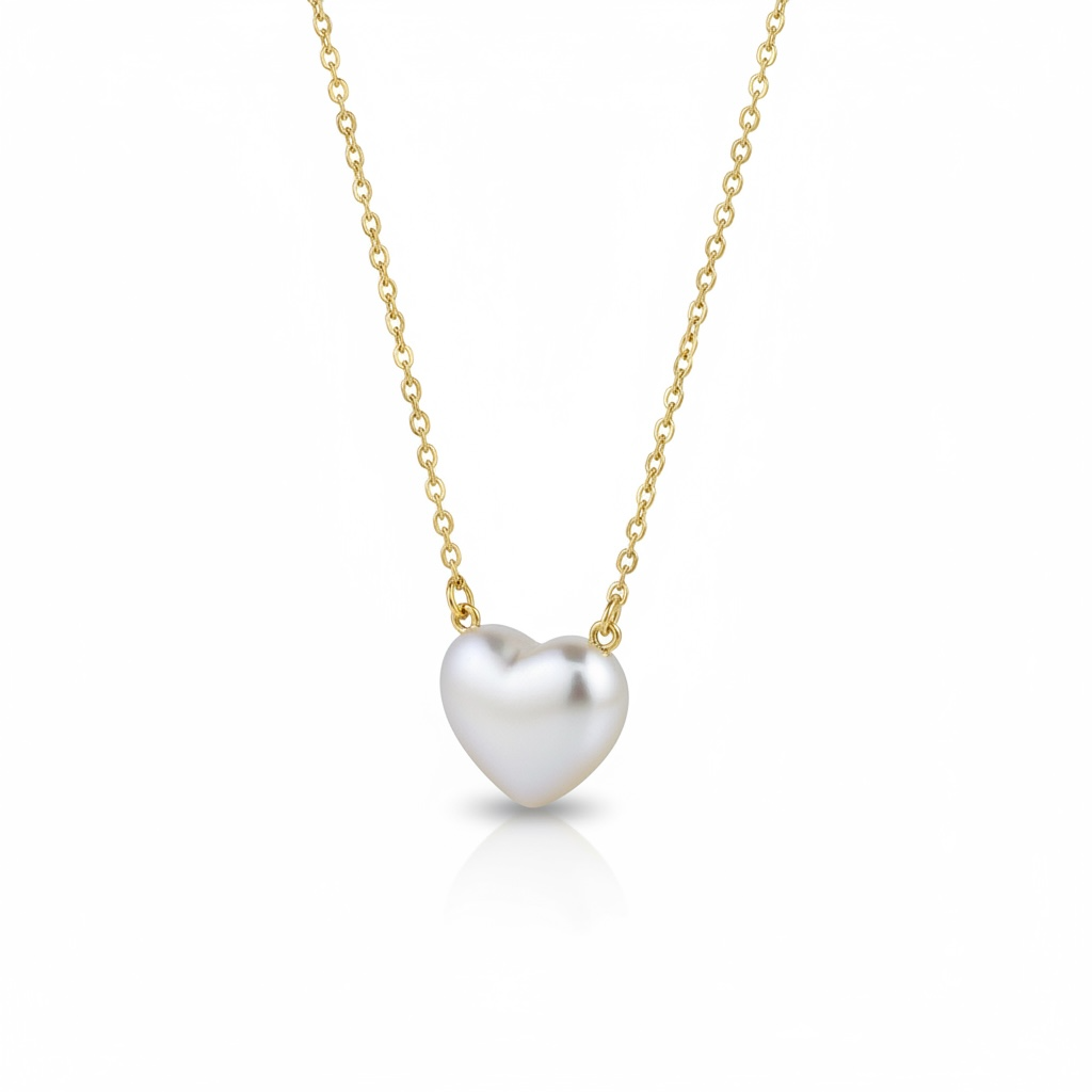 Colar Coração Pearl