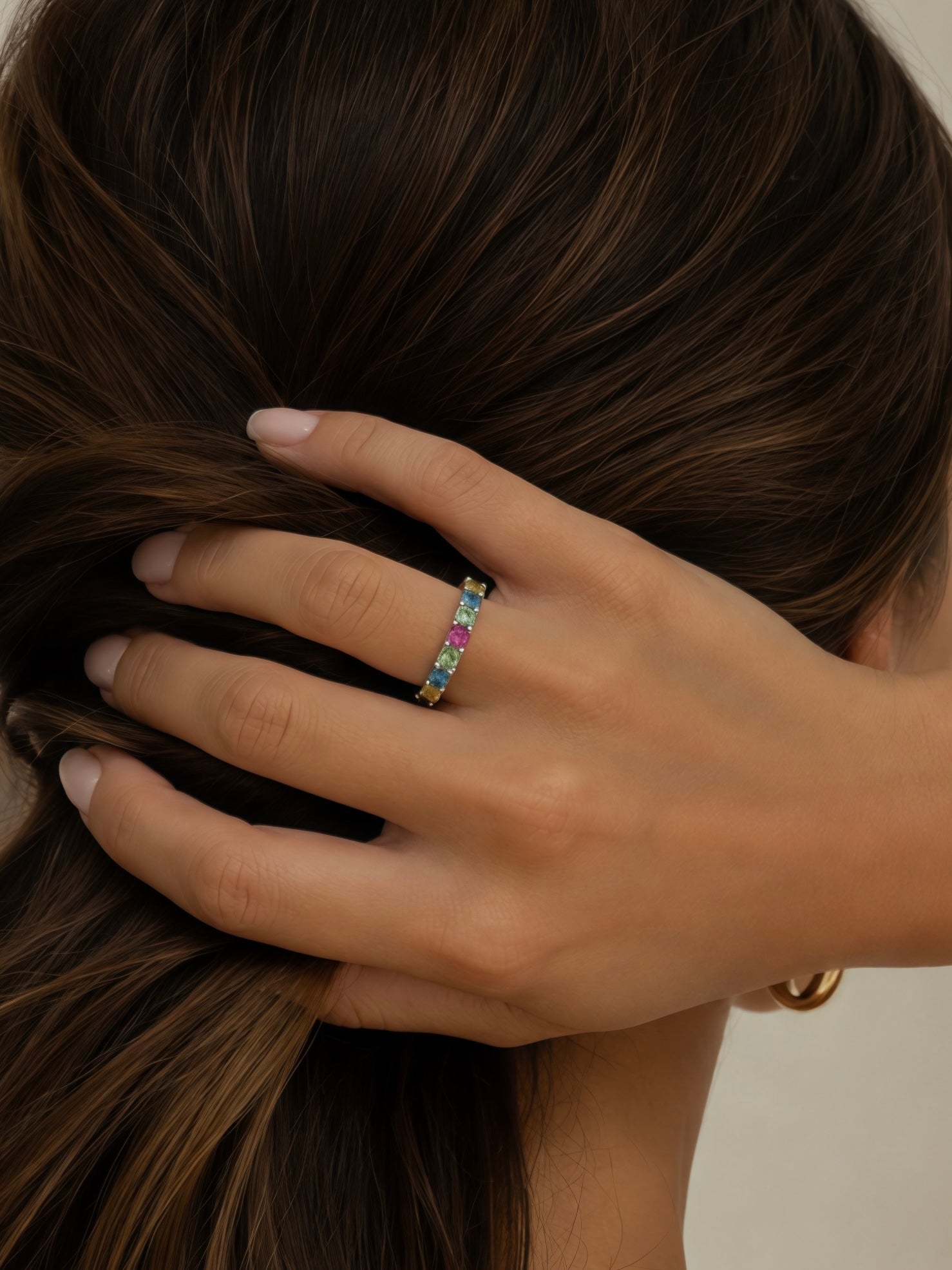 Anel Glow Colorido