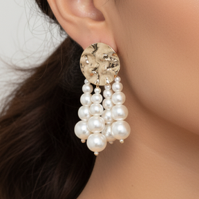 Brinco Martelado Pérola