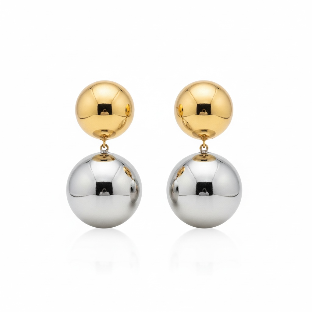 Brinco Duo Sphere