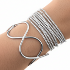 Bracelete Infinito Bianco