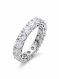Anel Glow Cristal Rodio