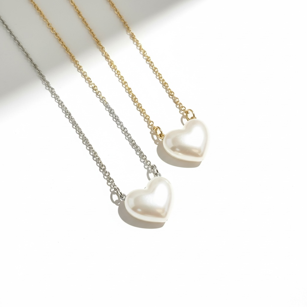 Colar Coração Pearl
