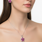 Conjunto Flower (Colar + Brinco)